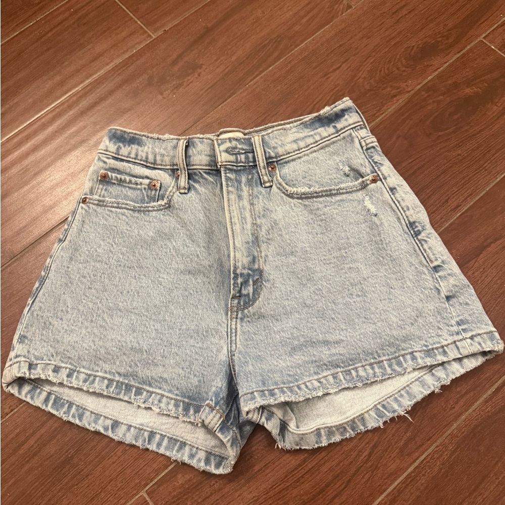 Abercrombie & Fitch Light Blue Jean Shorts